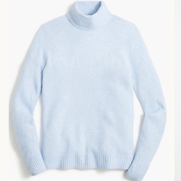 J. Crew extra Soft Sky Blue Turtleneck Sweater size Small - Picture 1 of 10